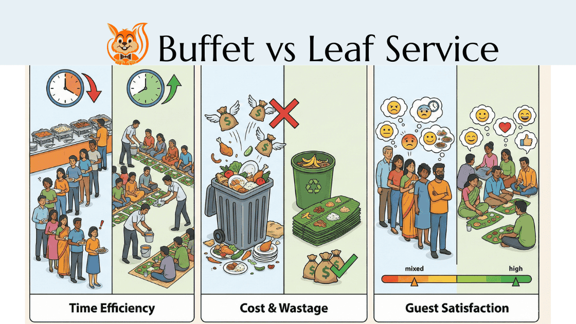 Buffet vs Leaf Service: Time, Cost & Guest Satisfaction Metrics